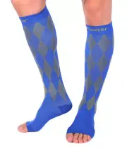 Doc Miller Socks Open Toe Compression Stockings 20-30MMHG Relieve Varicose Pain