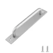 Barn Door Handle Sliding Pull Cabinet Door Handles Drawer knobs Kitchen Handles Silver