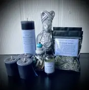 Goddess Ixchel Statue, Ritual Candle, Perfume Oil, Incense, Handmade, Witchcraft