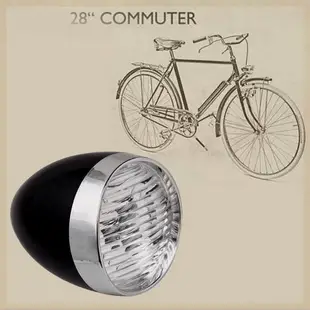 自行車復古車燈前照燈山地車配件LED死飛騎行照明燈兒童自行車燈