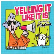 TF PUBLISHING 2025 Maxine Wall Calendar - Large Grids for Appointments and Sc...