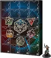 Dungeons Dragons Advent Calendar 2024, 24 Days of DNDs Miniatures Christmas Countdown Calendar, Dungeons Dragons Toy Advent Calendar, Collectible Dragon Figures Set, for Adults & Kids