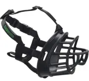 BASKERVILLE ULTRA MUZZLE - Patented Humane Design, Breathable, Adjustable-Size 5