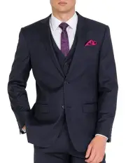 [Ferrari Formalwear] Navy Formal Suit Jacket