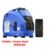GENTRAX 2.5KW Inverter Generator + 5000mAh Power Bank