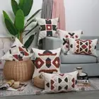 Handmade Moroccan Style Macrame Nordic Boho Ethnic Cushion Cotton Cover for Sofa