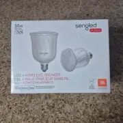 Sengled Pulse Dimmable White Smart BR30 Light Bulb/Bluetooth Speaker- New In Box