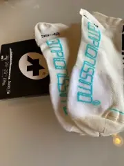 ASSOS SuperLeggera Socks S7 39-42 White Made In Italy New