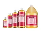 Dr. Bronner's Pure-Castile Soap Liquid Hemp 18-in-1 Rose All Size Bronners