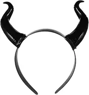 DECHOUS Devil Horns Headband Halloween Horn Headband Hair Band Costume Accessories Retro Gothic Hair Accessories for Cosplay Theme Party
