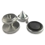 4pcs 32mm Aluminium Speaker Spike Pad Shock-absorbing Isolation Base Stand Feet