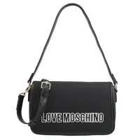 在飛比找momo購物網優惠-【MOSCHINO】LOVE MOSCHINO 素雅肩斜三用