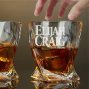 Custom Engraved Elijah Craig Twisted Whiskey Glass – 10 oz Rocks Glass New