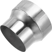 X AUTOHAUX 4"OD to 5"OD Mandrel Exhaust Bend Elbow Concentric Reducer T304 Stainless Steel Pipe Adapter 4 Inch Length Silver Tone