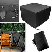 Patio Protective Furniture Cover Black Rectangular Extra Large Waterproof Dustproof Folding Cover 33026 250X250X90CM