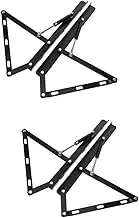 QUMIIRITY 2 Sets Elegant Gas Spring Pneumatic Lid for Bed Frame Heavy Duty Bed Hydraulic Support Rod Storage Box Riser