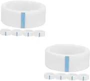 IWOWHERO 2sets Lash Extension Tape 4.3m Roll Eyelash Tape for Extensions Non-woven Skin-friendly Easy to Apply Remove 5rolls*2