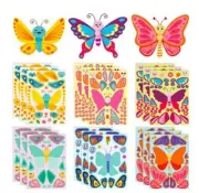 30Sheets new Funny butterfly color kids Toys lovely gifts DIY Assemble Stickers