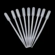 100x 10ml Pipette Plastic Disposable LDPE Liquid Dropper Lab Supplies