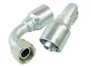1273-2206 Jason 22MM Female Metric Swivel 90 Elbow x 3/8 Inch Hydraulic Hose En