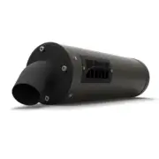 HMF Gun Metal Titan XL Slip On System Exhaust Recessed Blackout Talon