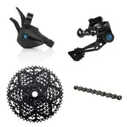New -- Box Three Prime 9 Speed X-Wide 1-By Mini Groupset 11-50 Cassette 1x9