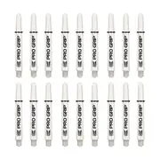 18pc Target Pro Grip Shaft Dart Stem Throw Game Accessory Intermediate White