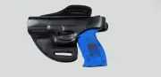 Armadillo Left Hand Black Butterfly Belt Holster w/snap for Glock 19