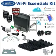 5 Meter Sliding Gate Opener WiFi Kit with Ultra Fast APC P450 Italian Made Motor