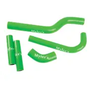Mylers Silicone Radiator Hose Kit Green For KAWASAKI SUZUKI KX250F RMZ250