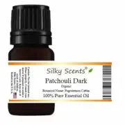 Patchouli Dark Organic Essential Oil (Pogostemon Cablin) 100% Pure and Natural