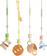 Stroller Toy Tether, Stroller Toy Attachment, Stroller Toy Holder Strap, Toy for Babies, High Chair Toys for Babies, Car Seat Toys for Infants, Shopping Trolley Toys for Babies, Stretchable Toy