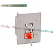 MMTC - 1KFSX Exterior Open-Close Key Switch Stop Button Flush Mount (Random)