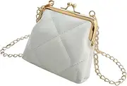 [Yurtziru] 1Pcs Women Kiss Lock Purses and Handbags Vintage Purses Wallet Crossbody Bag Handbag