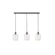 3 Light Clear Glass Pendant