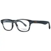Ermenegildo Zegna ZC 5013 Men Gray Optical Frame Spotted Full Rim Eyeglasses