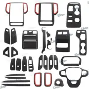 Alcantara Interior Protective Trim Cover Panel Full Set Fit for Ford Ranger 2024