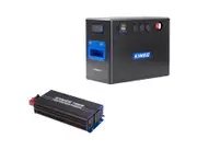 Kings BatBlock40 - 12V Plug and Play Battery Box with DCDC Charger+ 1000W Pure Sine Wave Inverter