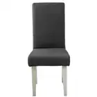 Chair Cover Dark Grey Corn Kernels Waterproof Universal Size For Dining Room Sli