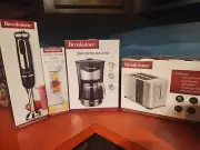 Brookstone Coffee Maker, Immersion Blender, Portable Blender, Toaster NEW