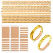Invisible Ring Sizer Adjuster for Loose Rings, 46 Pcs Spiral Ring Gold