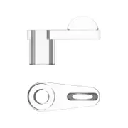 Rolltrak 9mm Clear Flyscreen Clip Offset - 20 Pack