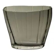 Orrefors Reed Vase, Moss Green, Low