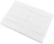BATHVEVE 10Pcs Four Sided Nail Polishing Block Nail Sanding Sponge for Manicure and Pedicure for Home Use Nail Salon White Nail Buffing Tools