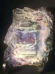 Corviknight Card Geode, w Stand w Box, Glow in the Dark, Artisan Made