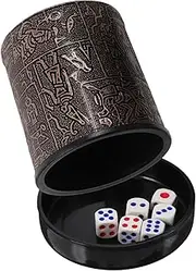 HOOTNEE 1 Set Dice Rolling Cup Dice Shaker Container for Party Games with Design for Family Entertainment and Gaming Nights