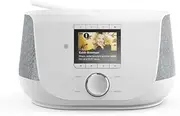 Hama Digital Radio DIR3300SBT (Spotify, WLAN/LAN/DAB+/FM, Colour Screen, USB Function, WiFi Wake and Stream, Multiroom, Remote Control, Free Radio App) White
