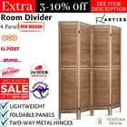 Artiss 4 Panel Room Divider Screen Privacy Dividers Wooden Foldable Partition AU