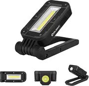 OLIGHT Swivel COB LED Work Light Adjustable Portable Handheld Torches Max400 Lumens Rechargeable IPX4 Waterproof Max 90H with Magnetic Base and Hanging Hook(Black)