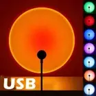 Sunset Lamp Projector, Sun Lamp Home Decor Wall Photography Neon Lights